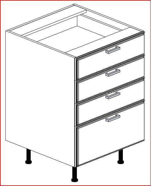 BASE 4 DRAWER